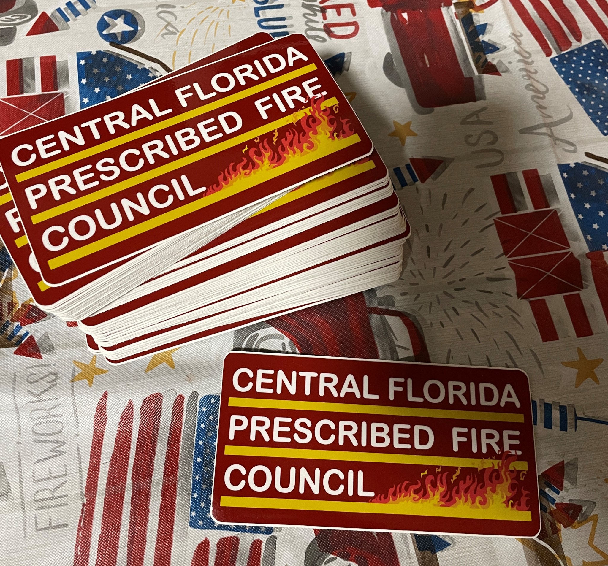 Central Florida PFC Logo Sticker – Central Florida Prescribed Fire Council