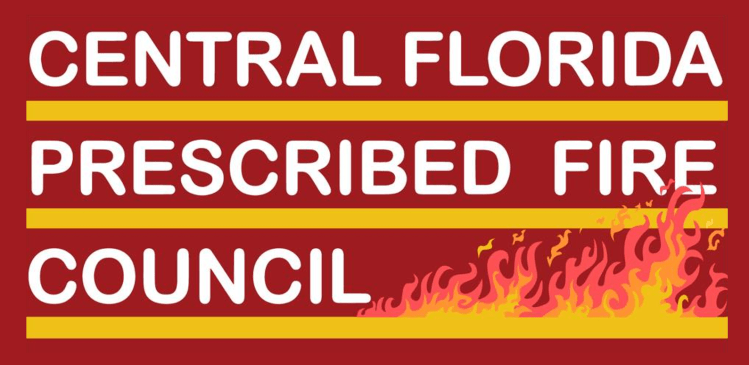 Central Florida Prescribed Fire Council Red Logo with Fire